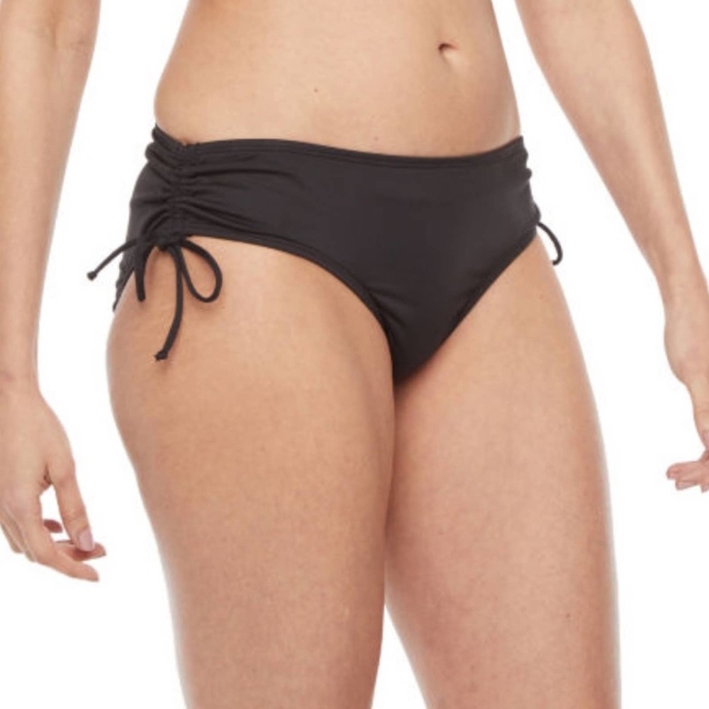 Liz Claiborne Hipster Tie Detail Swim Bottom